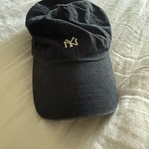 American Needle Black Cap with NY Logo Navy